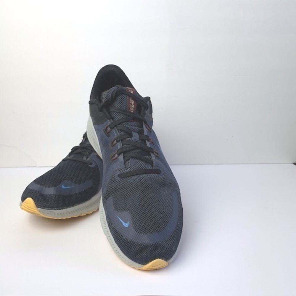 Nike Quest 5 Men's Running Shoes Navy Blue Orange Size 11.5 Lightweight Trainers